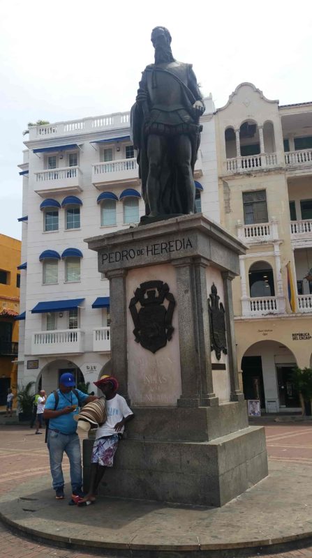 Statue de Pedro de Heredia