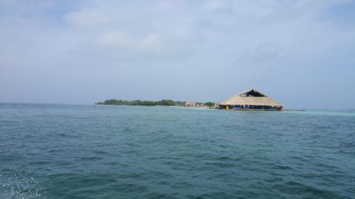 Isla Tintinpan depuis la mer