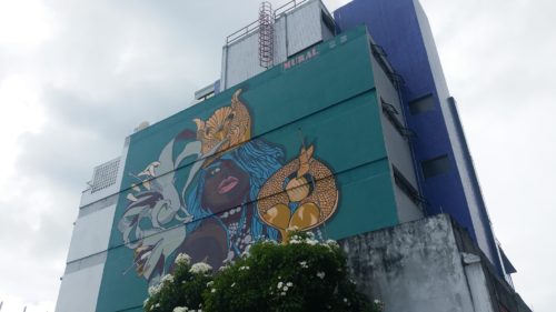 Peinture sur un immeuble