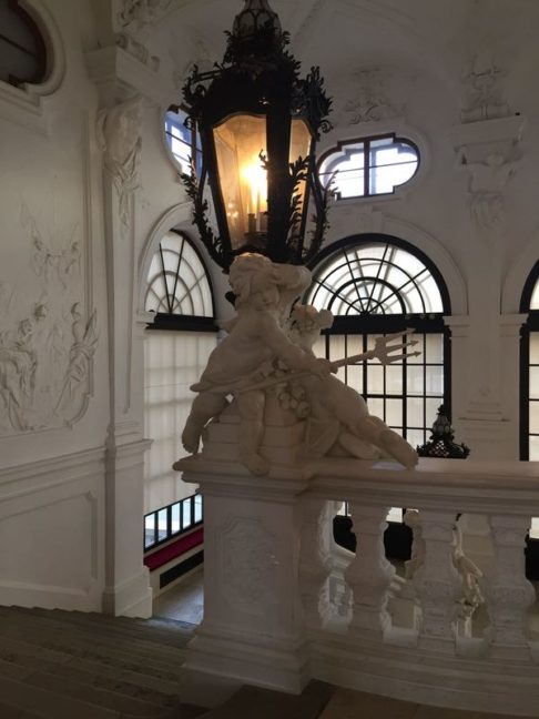 Statue de l'escalier du Palais Hofburg