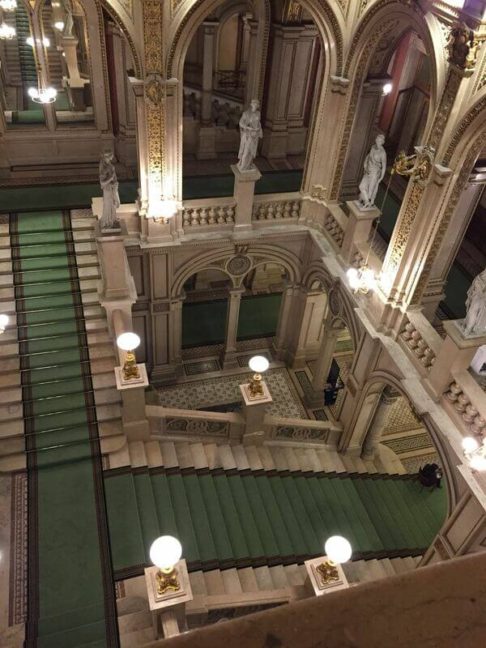 Escalier de l'Opéra de Vienne
